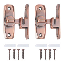 90/180 Degree Flip Door Latch,Metal Barn Door Gate Security Lock for Home,Bathroom & Cabinet