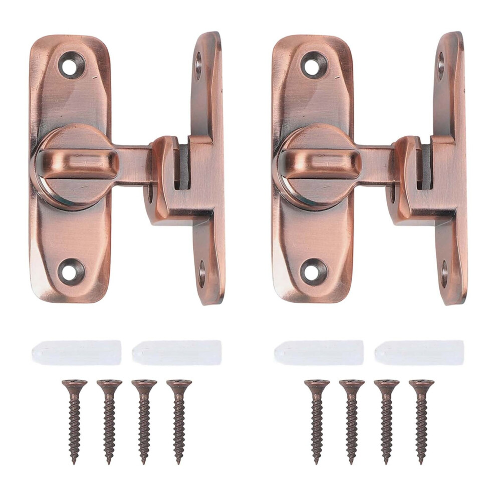 90/180 Degree Flip Door Latch,Metal Barn Door Gate Security Lock For Home,Bathroom & Cabinet 9087558511791
