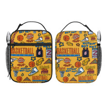 Sac à lunch isotherme portable de 25 cm (10 pouces) idéal pour les voyages quotidiens.