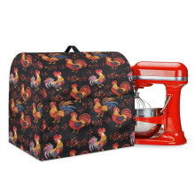 Housse anti-poussière pour robot pâtissier de 6 à 8 litres, en taffetas de polyester imperméable avec poches avant, compatible avec KitchenAid et