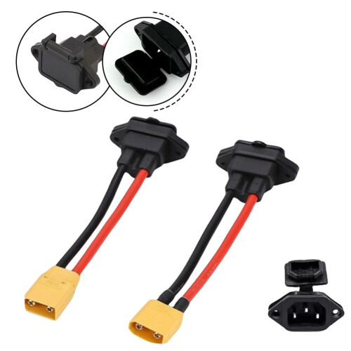 ΓΙΑ XT60/ ΓΙΑ XT90Αρσενικό & θηλυκό βύσμα σε υποδοχή τροφοδοσίας 3 ακίδων βύσμα 2