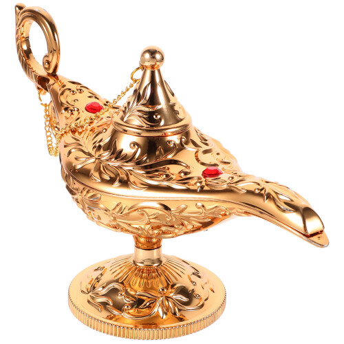 3Pcs Golden Retro Table Decoration PP Vintage Party Centerpiece 2