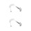 2Pcs ABS Handheld Shower for Rv with Quick Release Faucet Hose Adapter 9