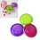 6Pcs Colorful Medicine Holder Case PP Storage Organizer 3 Compartments 8