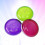 6Pcs Colorful Medicine Holder Case PP Storage Organizer 3 Compartments 9