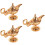 3Pcs Golden Retro Table Decoration PP Vintage Party Centerpiece 8
