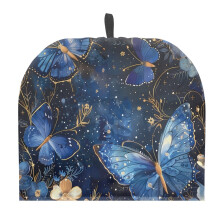 Butterfly Tea Cozy for Teapot – Dust Cover with Hanging Loop, Stain-Resistant Polyester Canvas, Decorative & Functional (Compatible with Standard