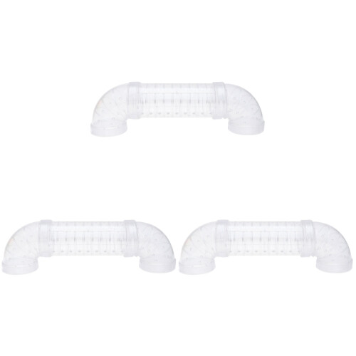 3Pcs Modular Transparent Hamster Cage DIY Tunnel Toy for Hamsters 2