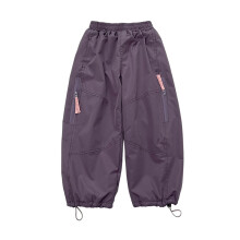 Kids' winter lined cargo pants – windproof insulated