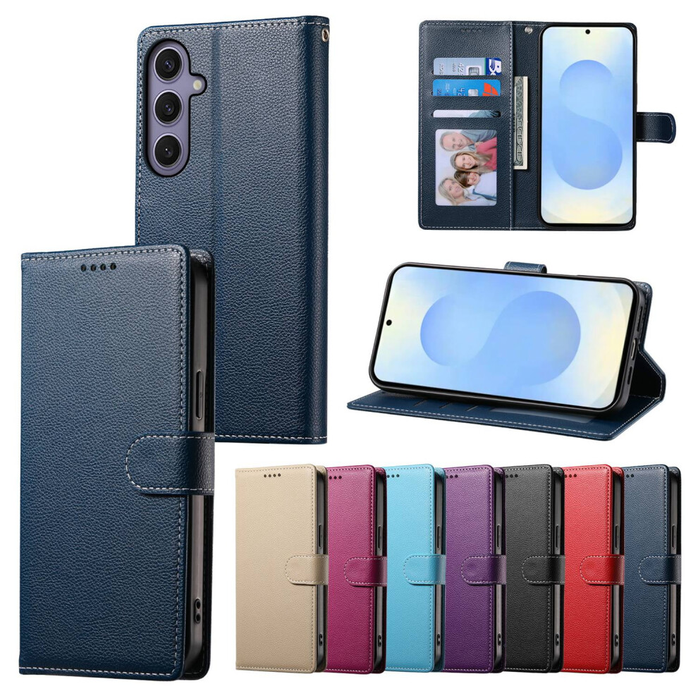 Leather Wallet Phone Case Compatible With Samsung Galaxy A56, A36, A26, A16, A06, A55, A35, A25, A15, A05, A05s, A54, A34, A24, A14, A04, A04s 9152228580534