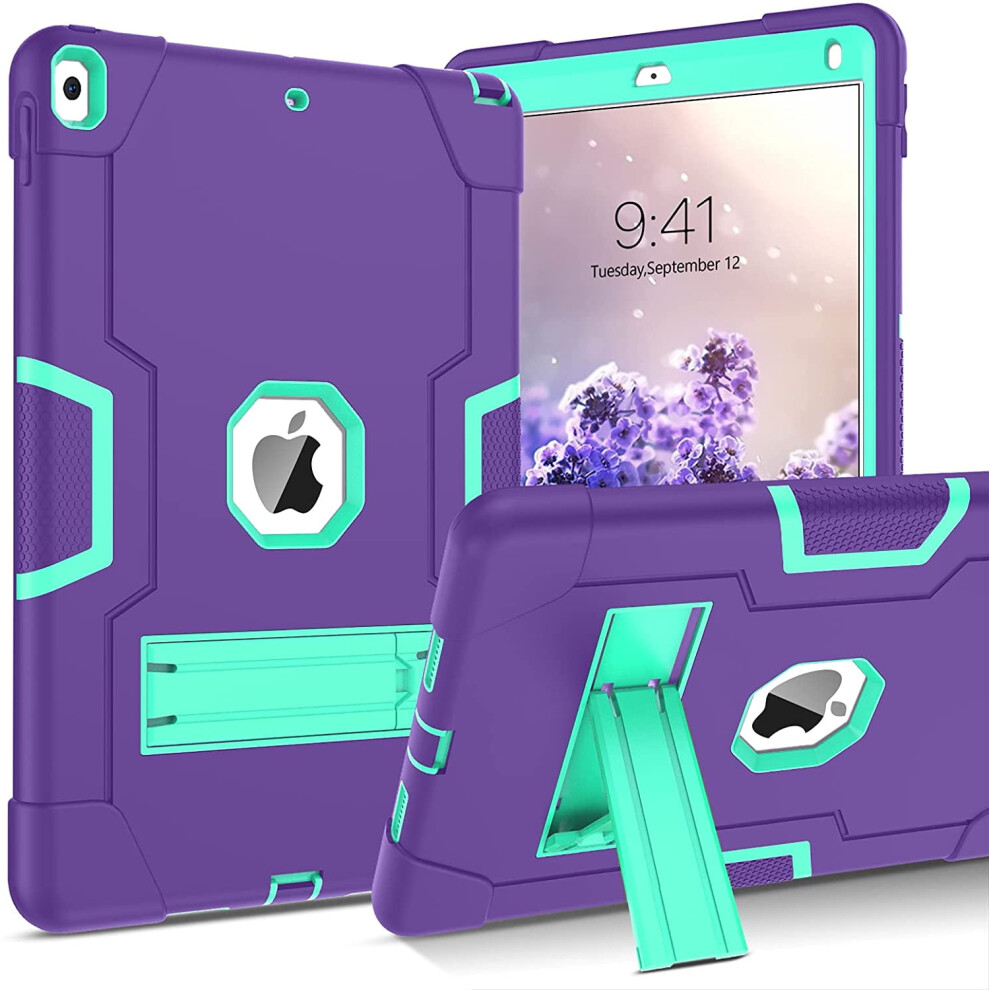 3-Layer Rugged Case Compatible With Ipad Air 3 (10.5", 2019) & Ipad Pro 10.5" (2017), Shockproof With Kickstand 9485826680581