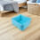 Foldable PVC Foot Soaking Tub Sky-Blue Inflatable Foot Bath Basin 5