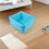Foldable PVC Foot Soaking Tub Sky-Blue Inflatable Foot Bath Basin 6