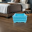 Foldable PVC Foot Soaking Tub Sky-Blue Inflatable Foot Bath Basin 7