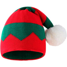 Mens Womens Christmas Hat Santa Striped Knitted Beanies for Adults