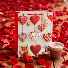 Sacs cadeaux AuroraX pour la Saint-Valentin, sacs réutilisables de taille moyenne, cadeaux de mariage, d'anniversaire ou de Saint-Valentin pour