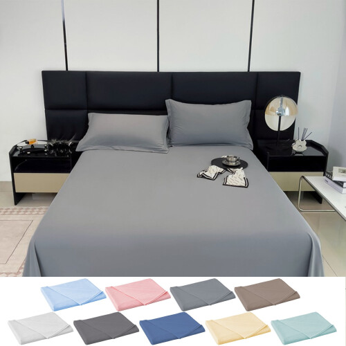 Under $10 King Size Bed Sheets, Solid Brushed Microfiber – Soft, Wrinkle-Free, Breathable, Easy Care | Compatible with King Beds