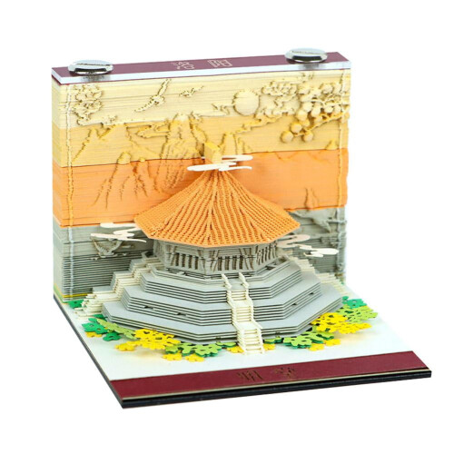 3D Mini Notesblok Kuber Luoyang Arkitektur Design Special