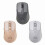 Mouse Bluetooth compatível com BT5.0/4.0 e 2.4Ghz, 1200-4000 DPI, portátil, com receptor USB para PC, laptop, notebook e desktop. 2
