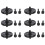 Inks Filters, Easy Installation ABS Durable UV Ink Filter Black For Spectra For Konica 1