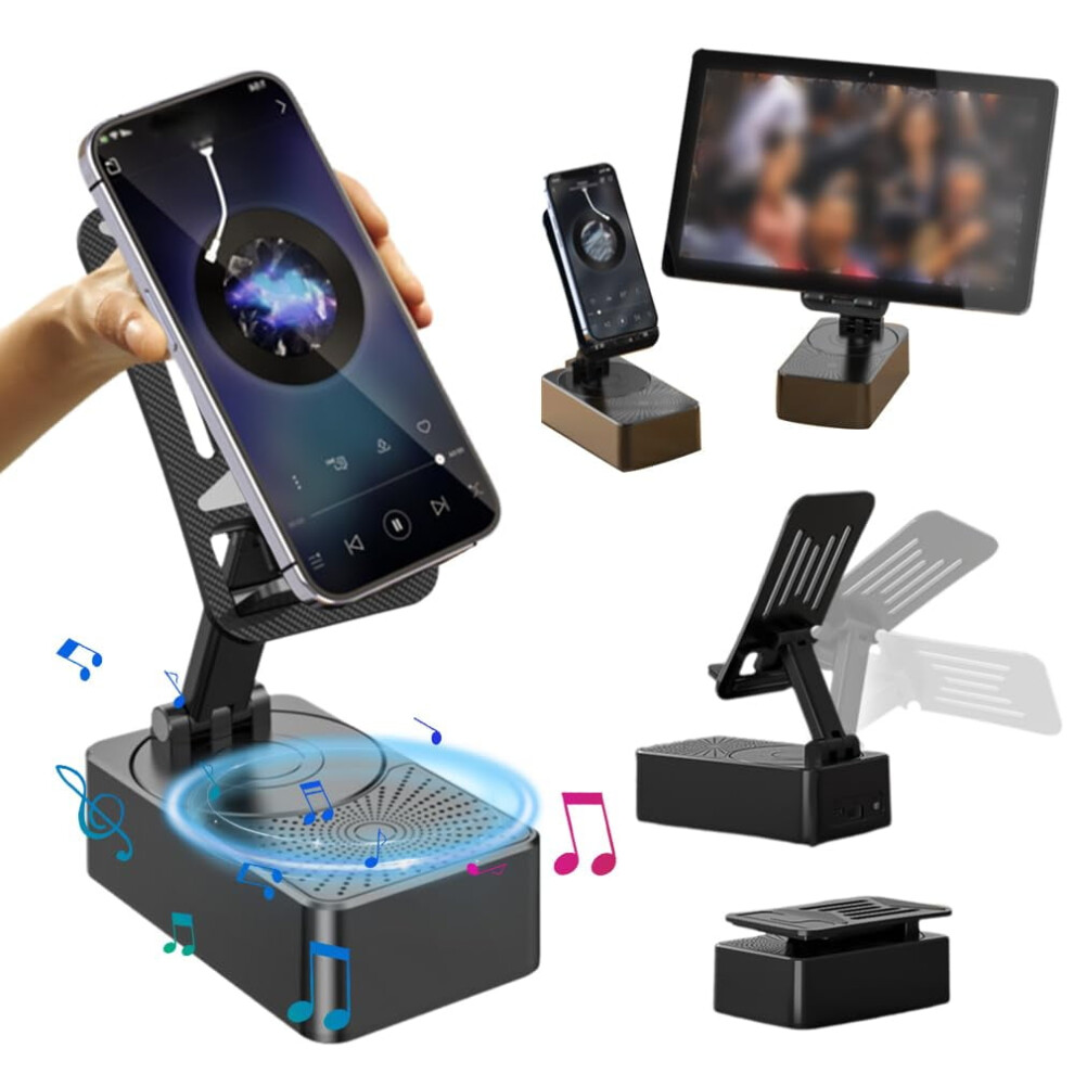 Induction Bracket Speaker, 3 In 1 Wireless Bluetooth Speaker, Audio Power Bank With Anti-Slip Base 9130661150040