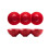 Round Bowl Ceramic Fruit Dish Salad Storage Container Red 9