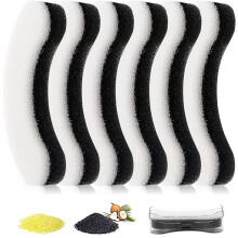 Pet Water Fountain Replacement Filters for WF050 & WF100 Cat Fountain, Automatic Cat Dog Water Fountain/Dispenser Replacement Filter (6 Pieces)