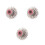 3Pcs Steel Freewheel Bike Cassette Flywheel Silver Durable Anti-Rust 6