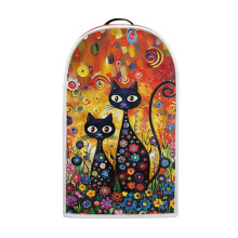 Handle Blender Covers Floral Tattoo Cats for Proof Stain Polyester Protects Blenders Processors