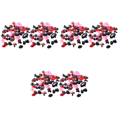 600Pcs Mixed Color Plastic Doll Noses for Crafting Plush Animals 2