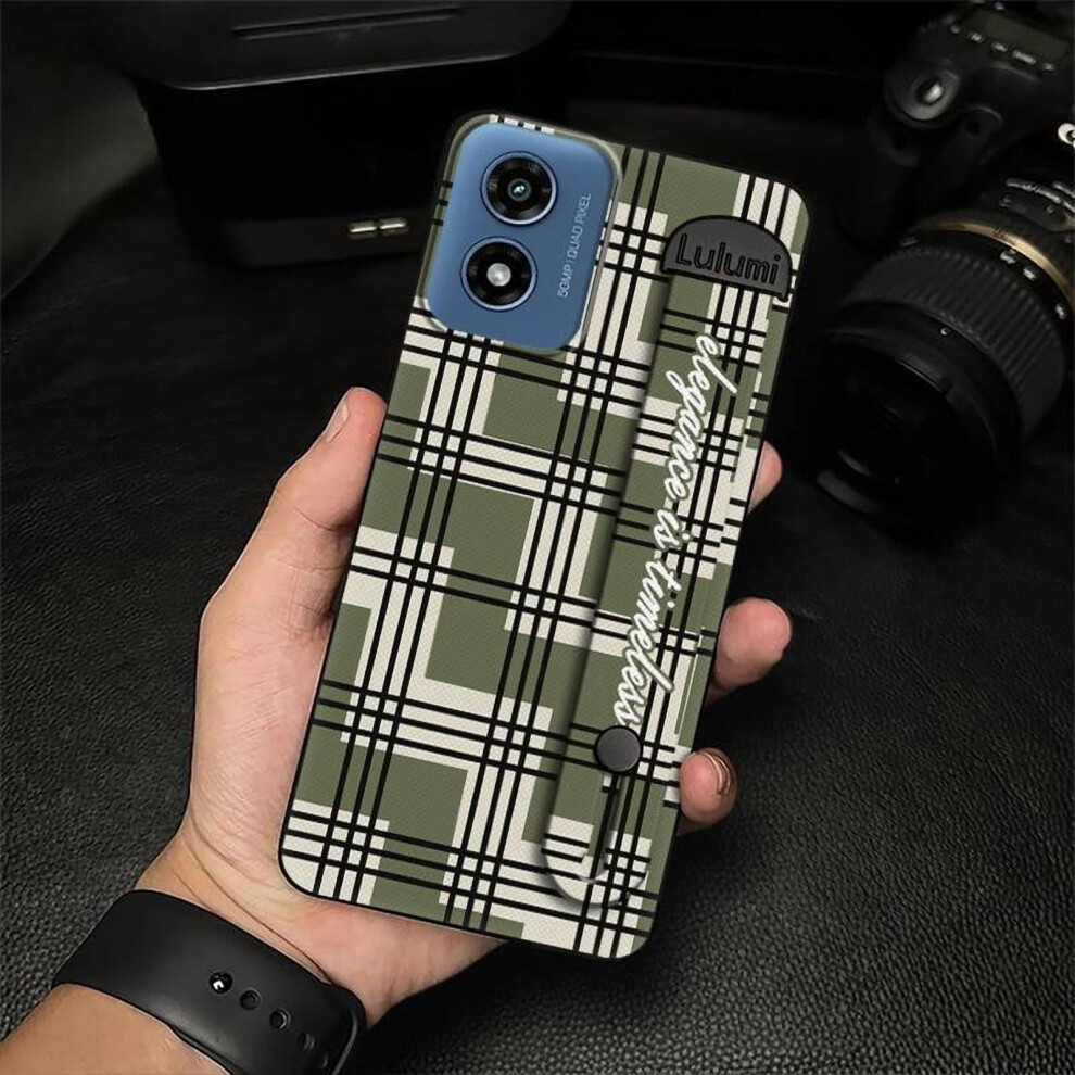 Moto G Play 2024/4G/5G Phone Case With Wristband, Kickstand, Shockproof & Dirt-Resistant Back Cover – Waterproof, Geometry Design 9130661980562