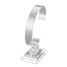 ABS Watch and Bracelet Display Rack with C-Shaped Holder for Retail Stores, Trade Shows, and Personal Use