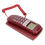 Red Corded Phone with Clear Sound, Unique Handset Volume Control, Extra Long Handle Cord, Flash Function, Redial Feature, Ringer Sound Selectable, 8