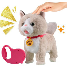 2026 Wuffy Robot Dog Toy – Lifelike, Touch & Voice Interactive, Licking Motion, Leash & Remote, Soft Fur, Battery Powered (Compatible with G)