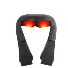 Shiatsu Neck & Back Massager with Heat, 3D Kneading for Shoulder/Leg Pain Relief – Compatible with Home, Office, Car