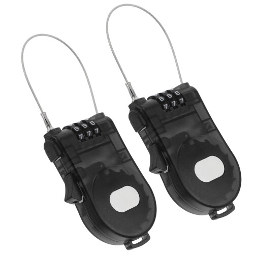 10Pcs Heavy Duty Retractable Cable Lock for Snowboard Ski Scooter Use 1