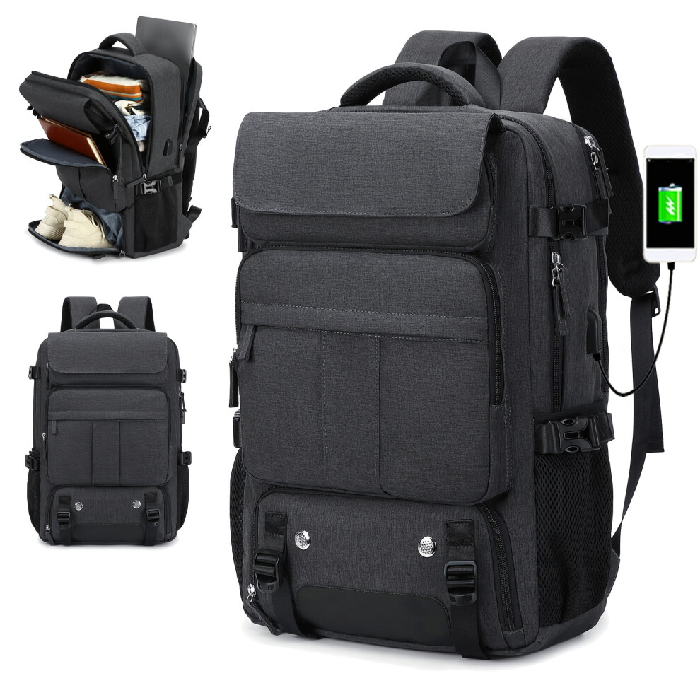 Women's Large Laptop Backpack With Usb Port & Shoe Compartment Â Airline Approved, Fits 15.6" Laptop 9152228579149