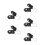 10Pcs Heavy Duty Retractable Cable Lock for Snowboard Ski Scooter Use 6