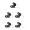 10Pcs Heavy Duty Retractable Cable Lock for Snowboard Ski Scooter Use 7