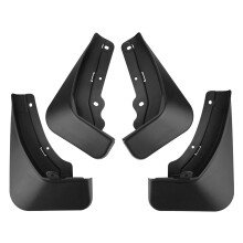 Mud Guards Fenders For Hyundai SantaFe 2023-2024, 4PCS No Drilling Mudflaps Splash Guards For Car, Custom Front Rear Tire Protector-black