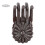 200Pcs Flower-Shaped Plant Clips, Support Clips, Brown/Green 2