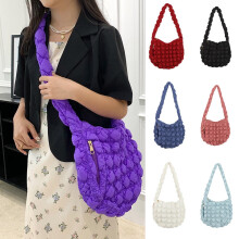 Tragetasche, Reisetasche für Damen, gesteppte Tragetaschen, leichte, gesteppte Schultertasche, mit Daunen- und Baumwollpolsterung, große