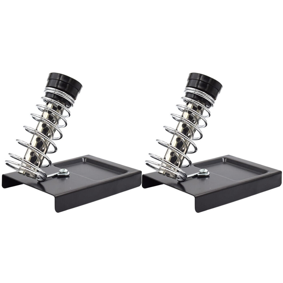 Pavo 2Pcs Soldering Iron Stand Solder Support Station Dual Tubes Spring Holder 9418476743948