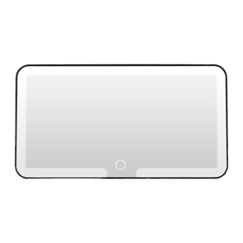 LED Sun Visor Makeup Mirror with 3 Light Modes, Rechargeable & Dimmable – Compatible with All Vehicles