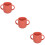 3St Silicone Trainingsbekers Baby's Met Dubbele Handvatten 10