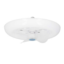 Ventilasjonsvifte for fuktige rom med reversibel bladrotasjon, lavprofils innfelt vifte for kompakte rom, dimbar LED-takvifte for spesialtilpassede