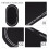 4Pcs Black Protective Drum Sticker Pads for Drum Kit Supplies 6