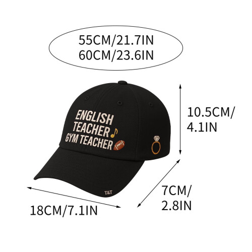 English & PE Teacher Appreciation Hat 1