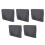 5Pièces Radiateur Tissu Polyester Protège Chauffage 6