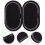 4Pcs Black Protective Drum Sticker Pads for Drum Kit Supplies 8
